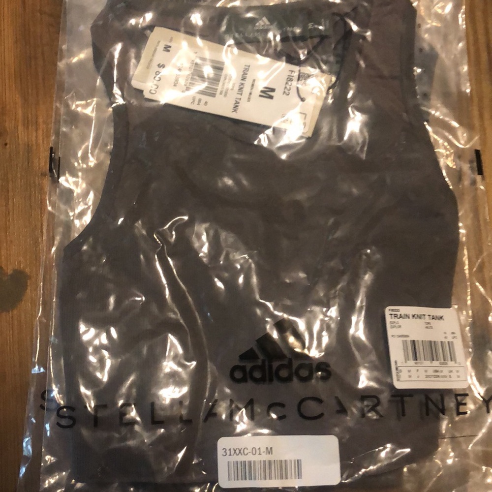Adidas Stella McCartney Training Knit Tank Top Sports Bra size medium - Picture 7 of 8